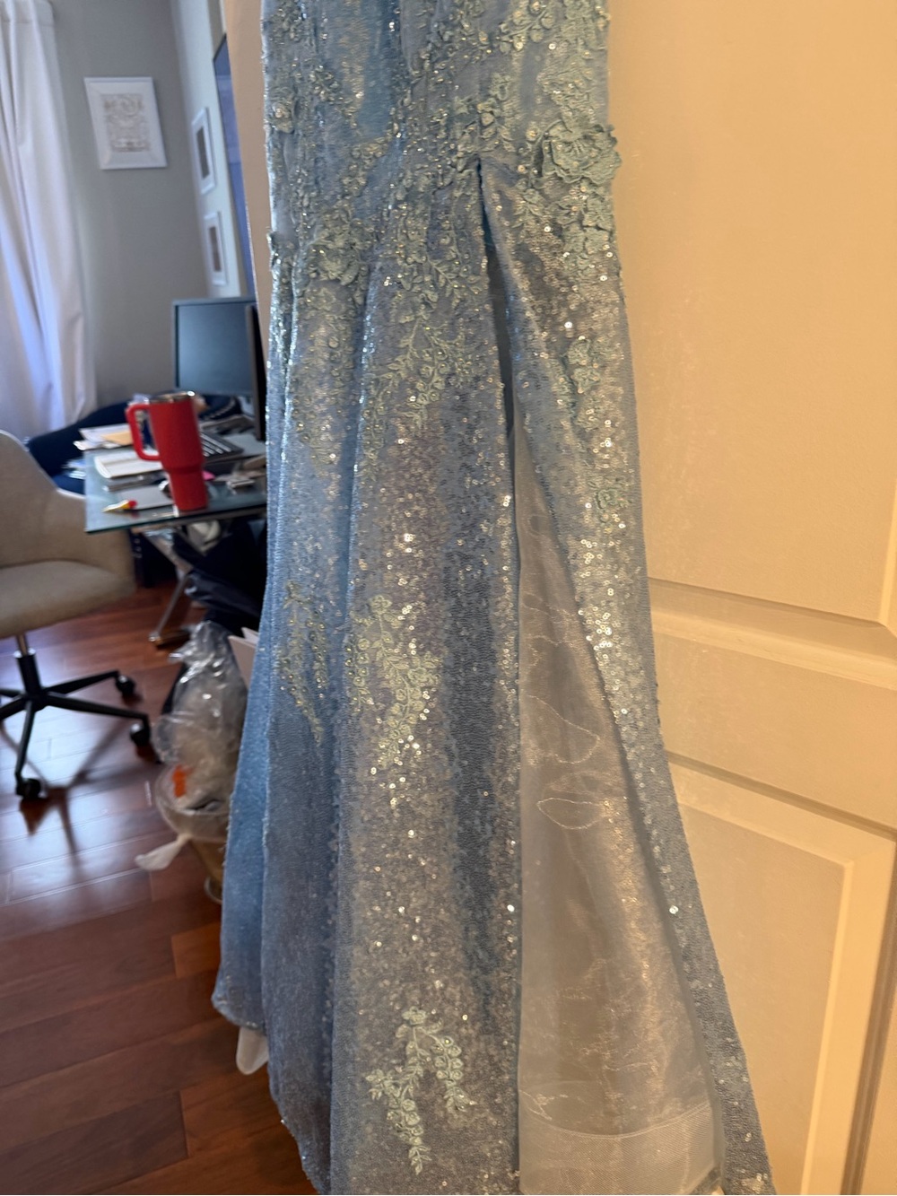 Beaded and Sequin Prom Dress - Picture 11 of 11